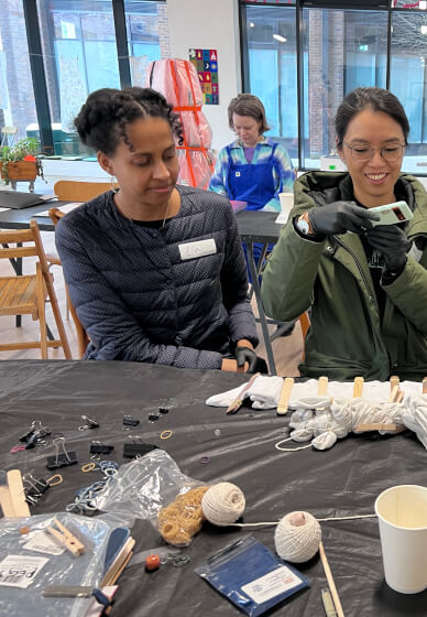 Indigo Dyeing Workshop Using Shibori
