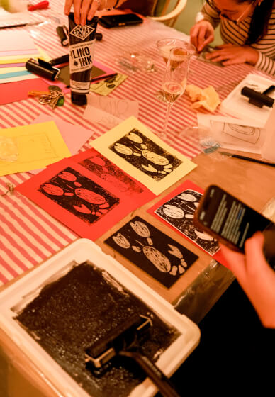 Ink and Drink Craft Class