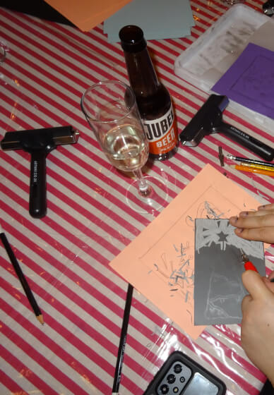 Ink and Drink Craft Class