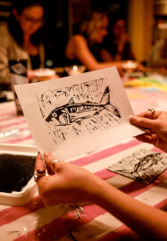 Ink and Drink Craft Class