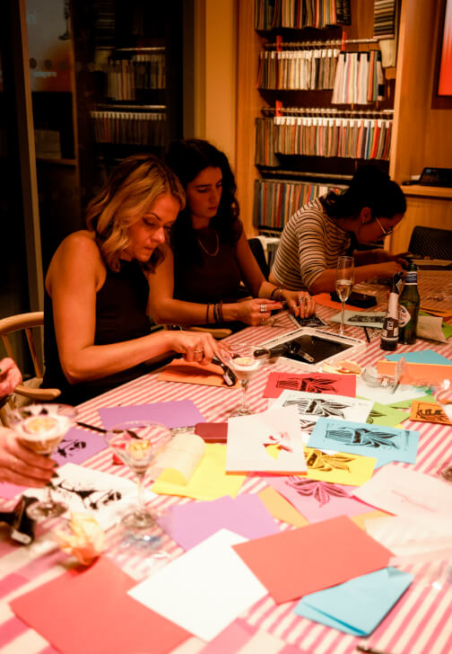 Ink and Drink Craft Class
