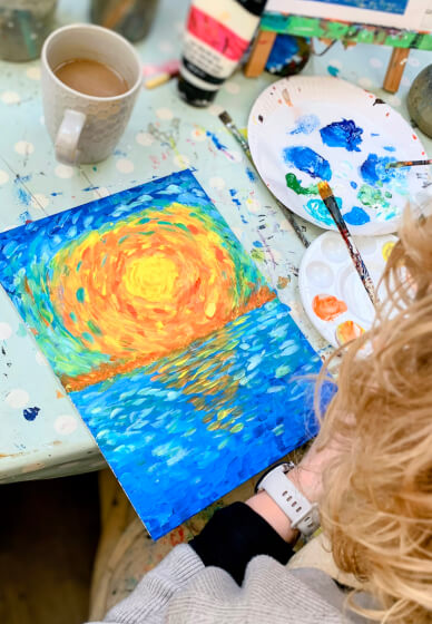 Intro to Acrylic Painting Course with Sally