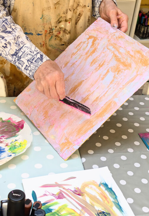 Intro to Acrylic Painting Course with Sally