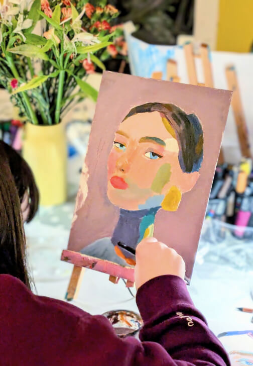 Intro to Acrylic Painting Course with Sally