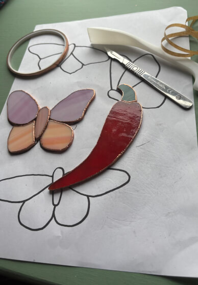 Introduction to Copper Foil Stained Glass Half-Day Workshop