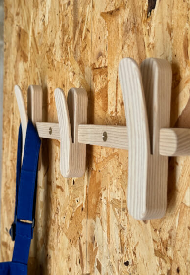 Introduction to Steambending Course - Wall-hung Coat Rack