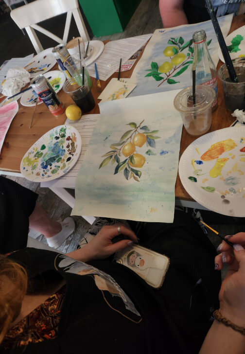 Italian Summer Art Class: Paint Amalfi Lemons