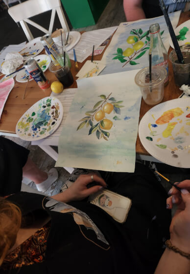 Italian Summer Painting Class: Amalfi Lemons