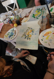 Italian Summer Painting Class: Amalfi Lemons