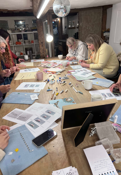 Japanese Crystal Pendant Necklace Workshop