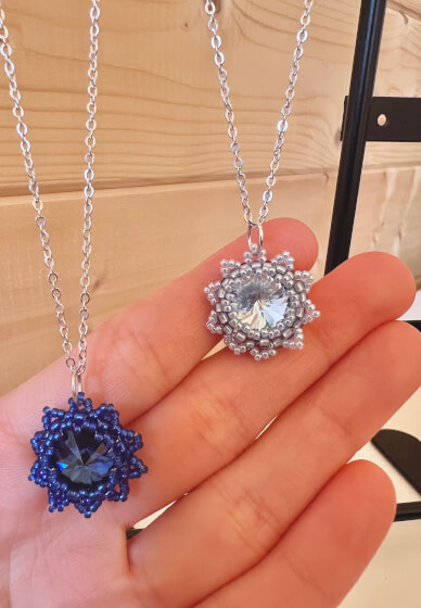 Japanese Crystal Pendant Necklace Workshop