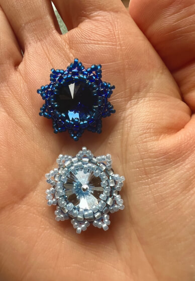 Japanese Seed Bead Crystal Pendant Necklace Workshop