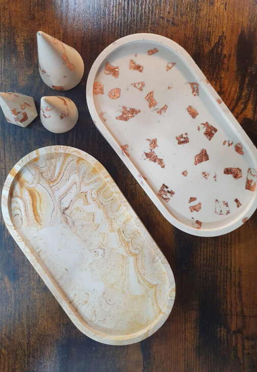 Jesmonite Tray and Ring Holders Workshop
