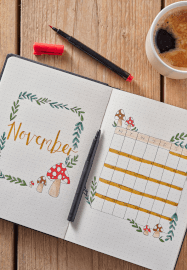Journaling Class: Titles, Calendars and Creative Pages