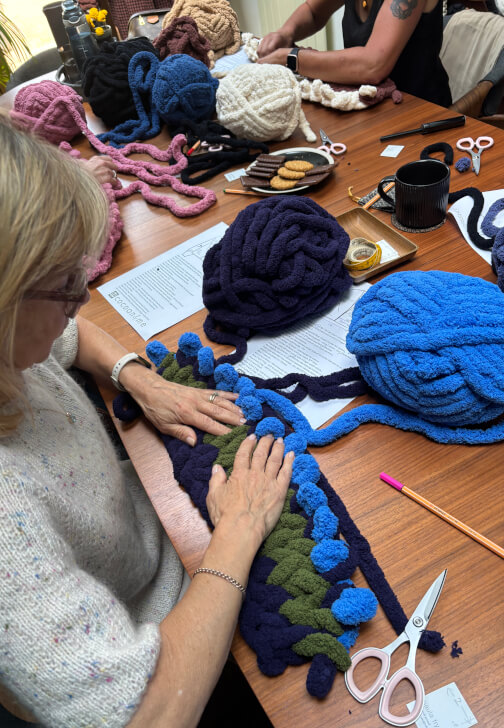 Jumbo Knit Cardi Workshop