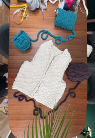 Jumbo Knit Gilet Workshop