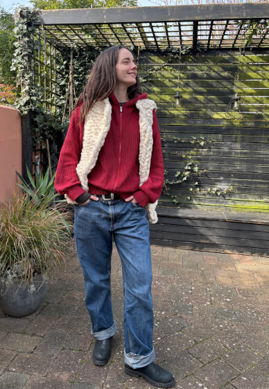 Jumbo Knit Gilet Workshop