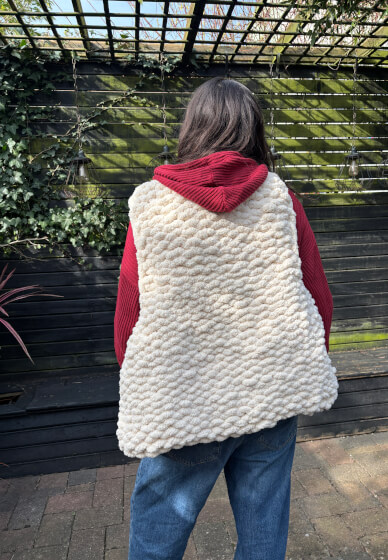 Jumbo Knit Gilet Workshop