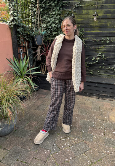 Jumbo Knit Gilet Workshop