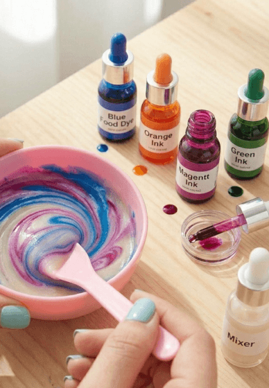 Kid's Candy Floss Slime Making Party
