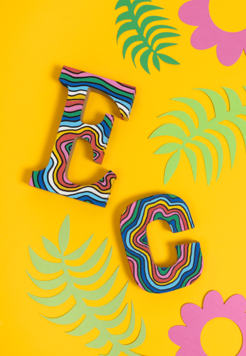 Kids Letter Decorating Workshop with POSCA