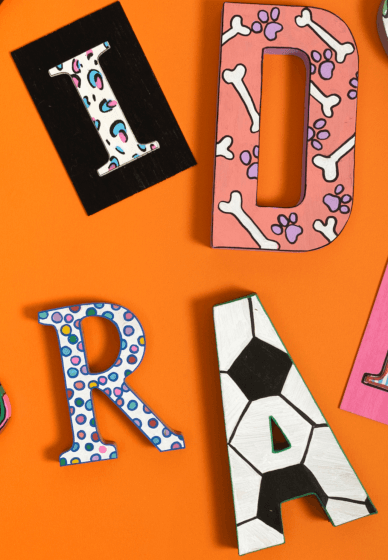Kids Letter Decorating Workshop with POSCA