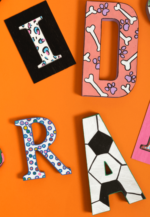 Kids Letter Decorating Workshop with POSCA