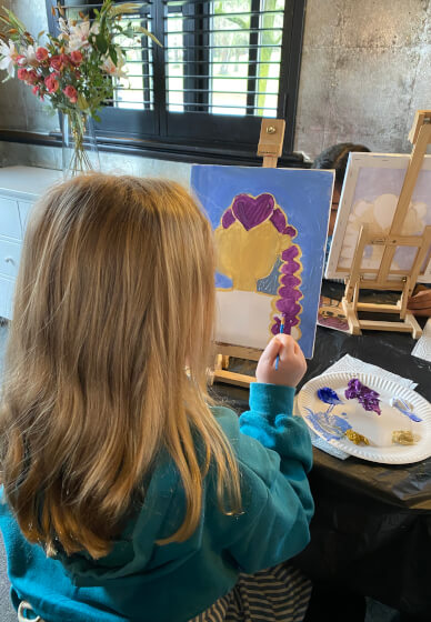 Kid's Sip and Paint Morning