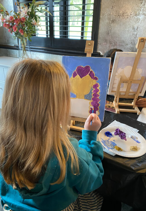 Kid's Sip and Paint Morning