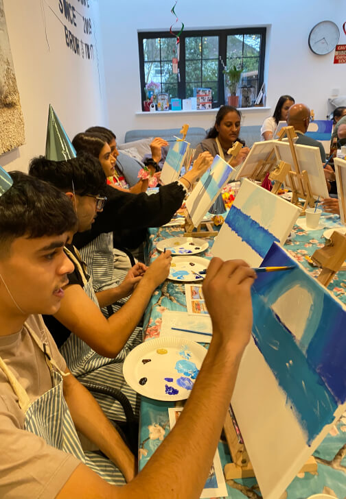 Kid's Sip and Paint Morning