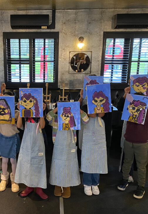 Kid's Sip and Paint Morning