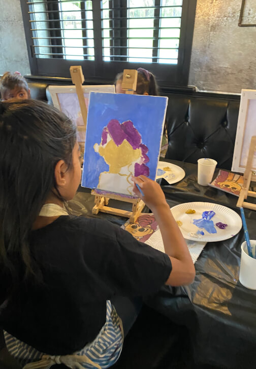 Kid's Sip and Paint Morning