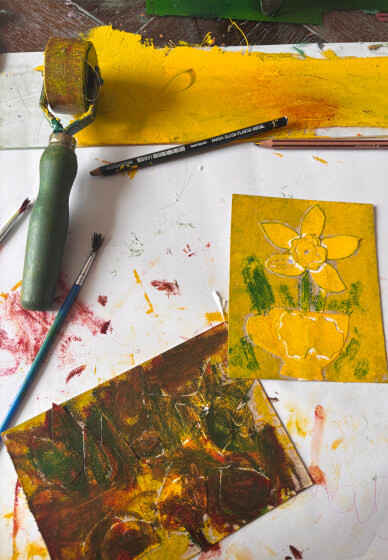 Kids' Summer Collograph Printing Workshop