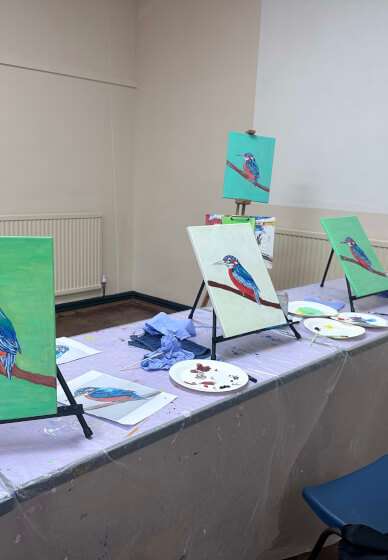 Kingfisher Painting Workshop