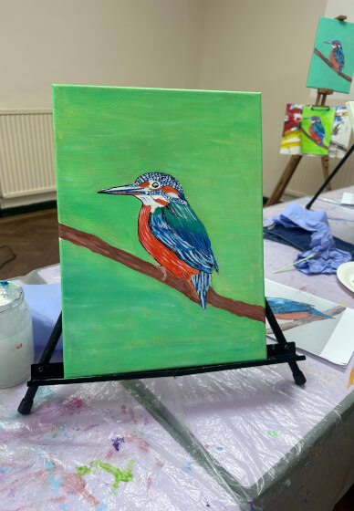 Kingfisher Painting Workshop