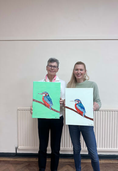 Kingfisher Painting Workshop