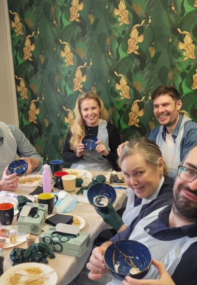 Kintsugi Pottery Class - Groups and Team Building - London