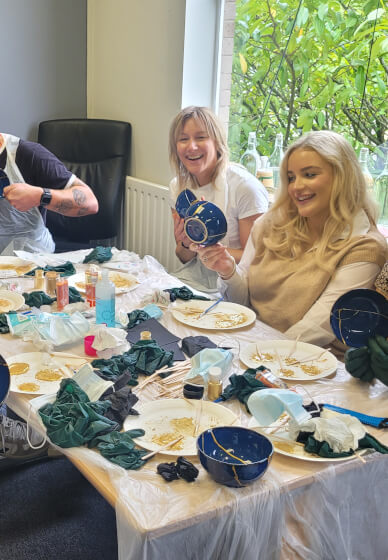Kintsugi Pottery Class - Groups and Team Building - London