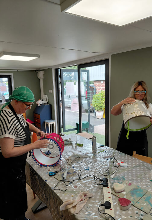 Lampshade Upcycling Workshop