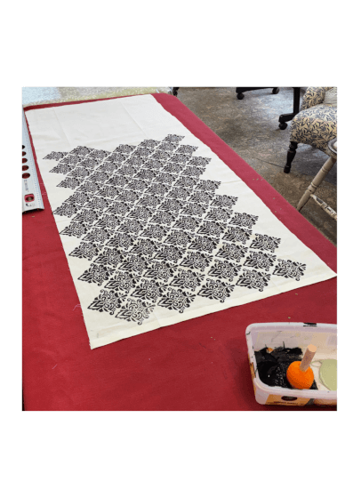 Lampshade Workshop: Block Printed Paper or Fabric