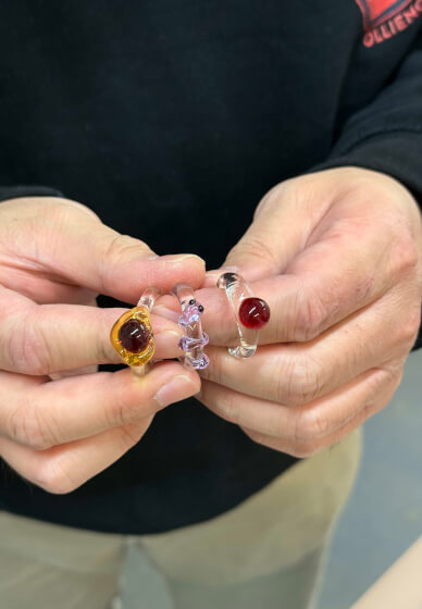 Lampworking Glass Ring Workshop: Decorate Your Glass Rings