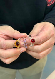Lampworking Glass Ring Workshop: Decorate Your Glass Rings