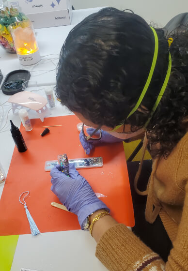 Landscape Bookmark Resin Workshop