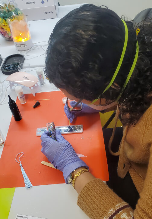Landscape Bookmark Resin Workshop