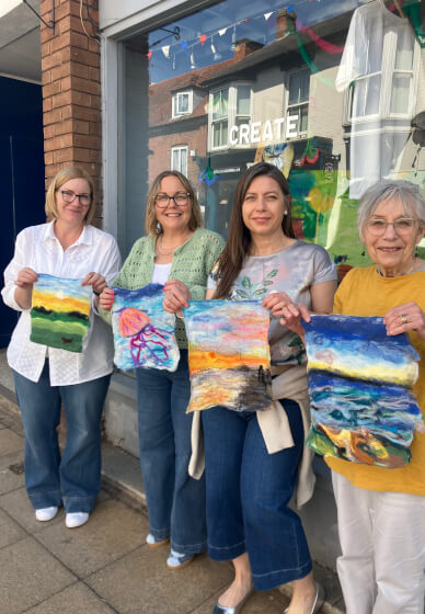 Landscape Felting Workshop: Fantastical Scenes
