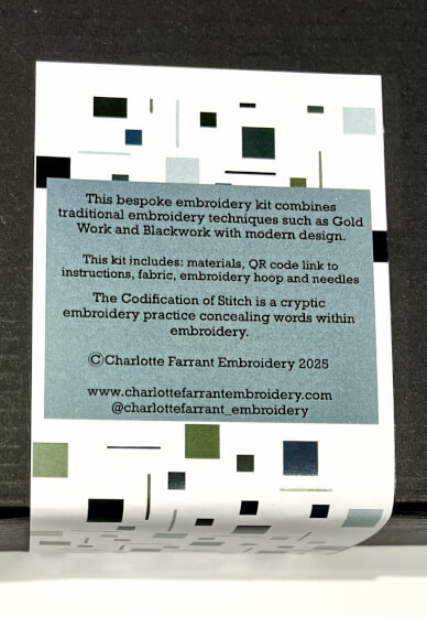 Large Coded Sampler Embroidery Kit