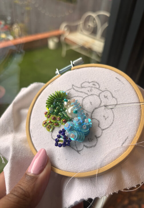 Learn 3D Bead Embroidery at Home