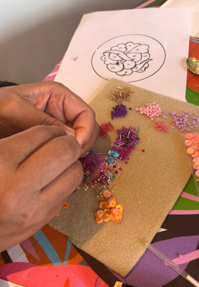Learn 3D Bead Embroidery at Home