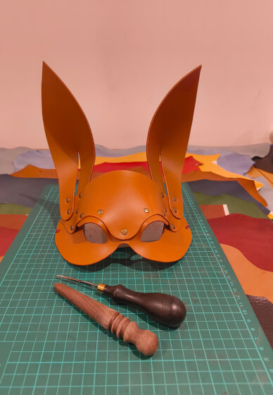 Leather Crafting Workshop: Create a Mask (Rabbit / Cat)