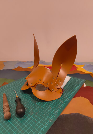 Leather Crafting Workshop: Create a Mask (Rabbit / Cat)
